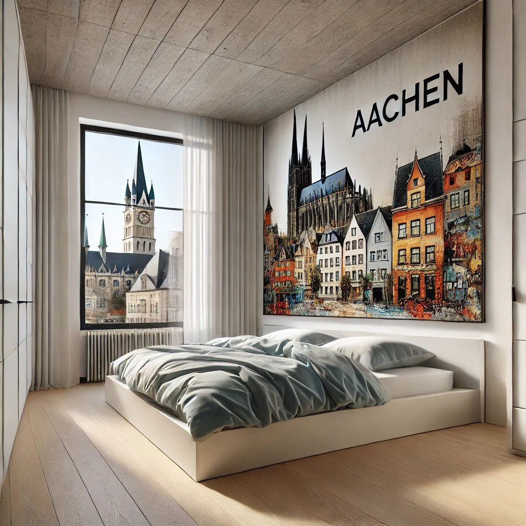 Bilder im Aachen-Look sind leicht zu erzeugen. Dieses entstand mit Dall-E - heute schon veraltet.